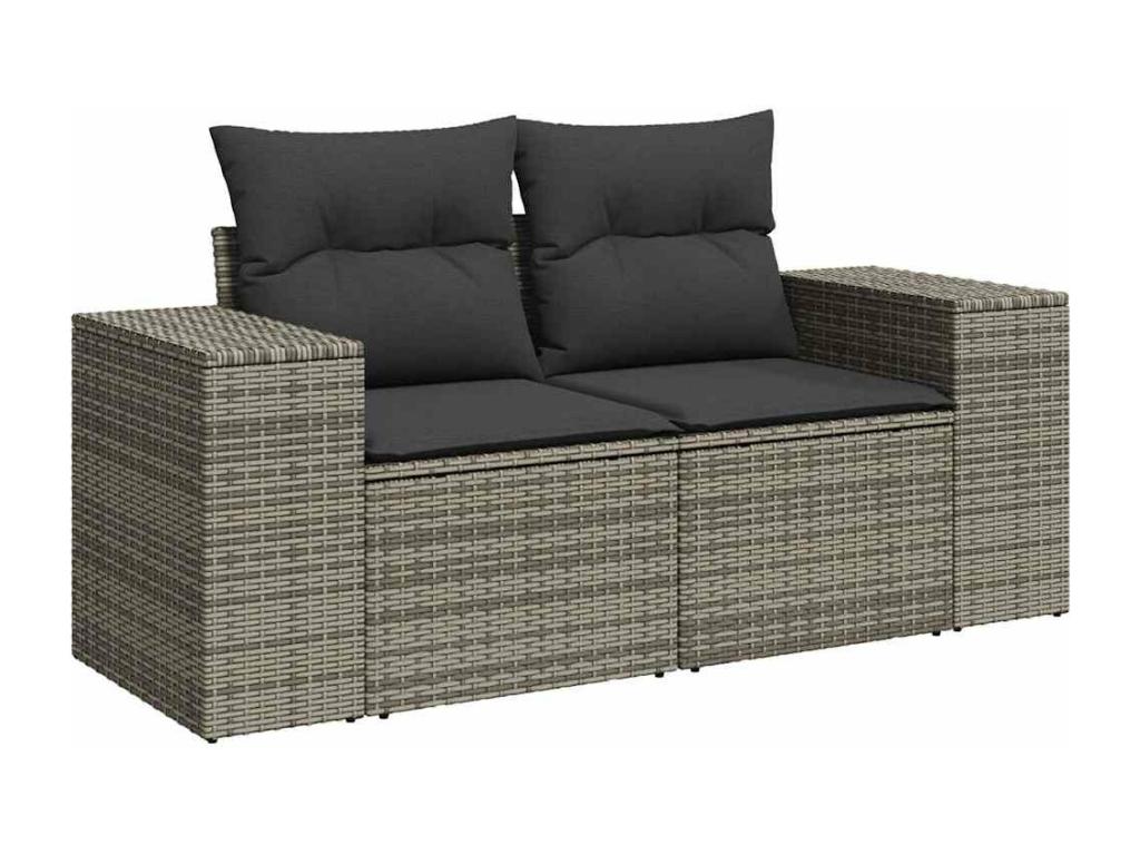 Gray Woven Resin Wicker Outdoor Furniture Set - dlz1766461508350