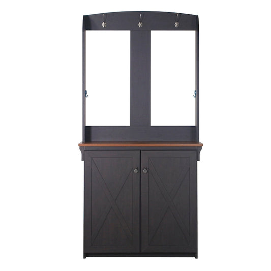 Hide 3 Tier Wood Frame Shoe Storage