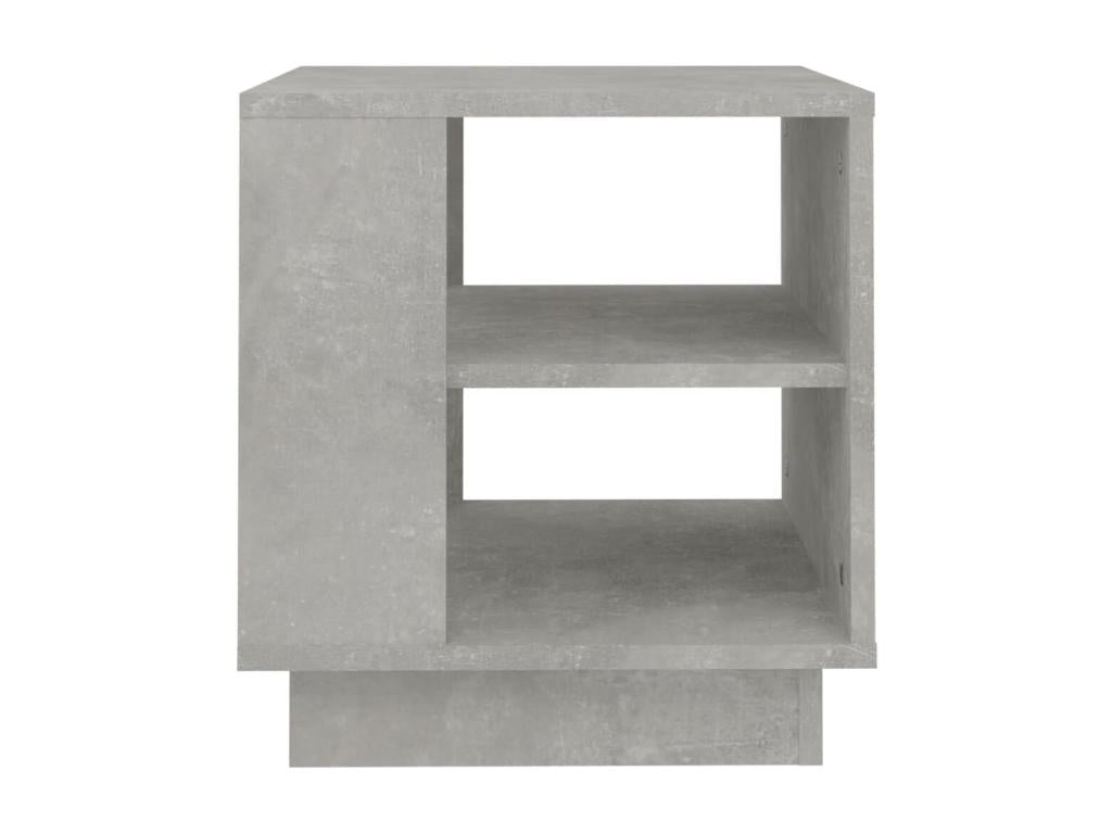 Gray Engineered Wood Coffee Table, 40 x 40 x 43 cm