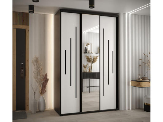 Black Wardrobe, 150 x 45 x 235.2 cm