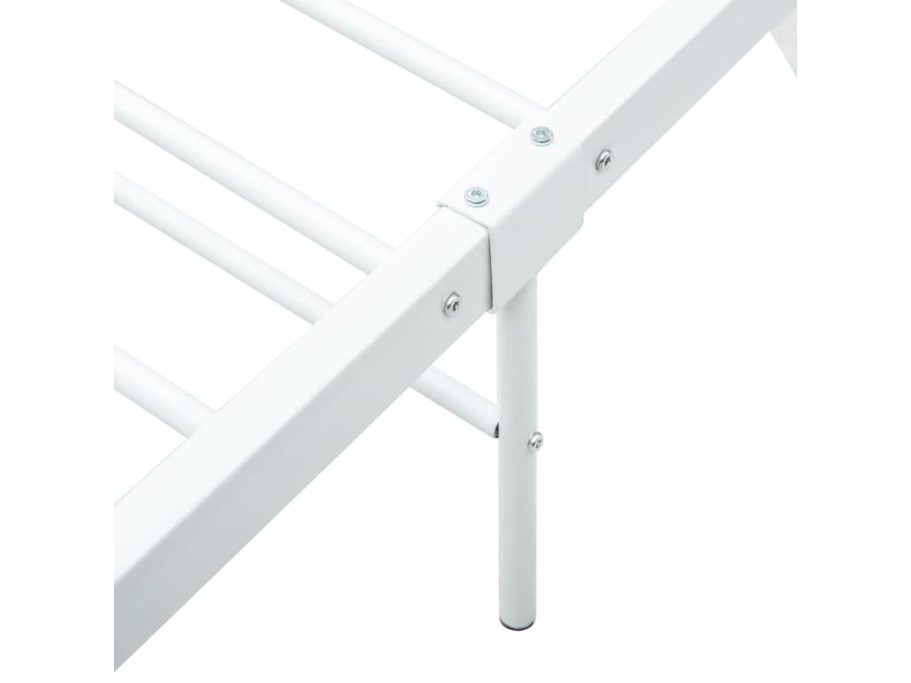 White Metal Bed Frame, 100 x 200 cm - dlz1766461760175