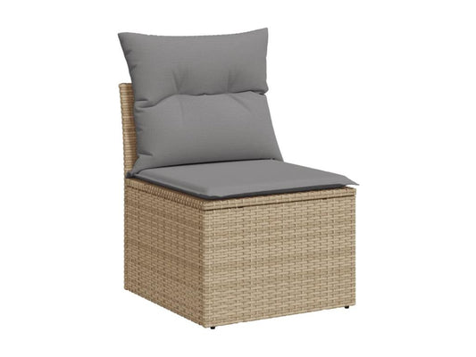 Beige Woven Resin Wicker Outdoor Furniture Set - dlz1766461674725