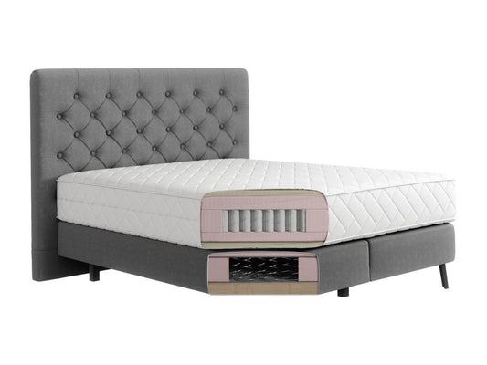 Gray Fabric Mattress, 140 x 200 cm