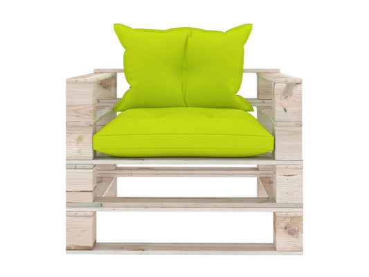 Green Pine Wood Sofa