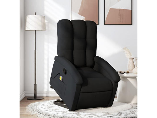 Black Fabric Accent Chair