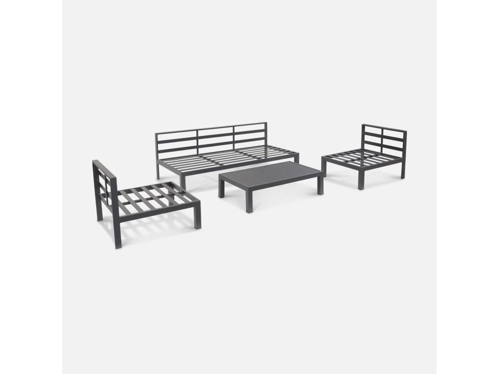 Anthracite Outdoor Furniture Set