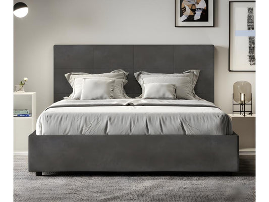 Anthracite Bed, 140 x 190 cm