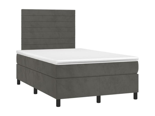 Gray Velvet Mattress, 120 x 190 cm