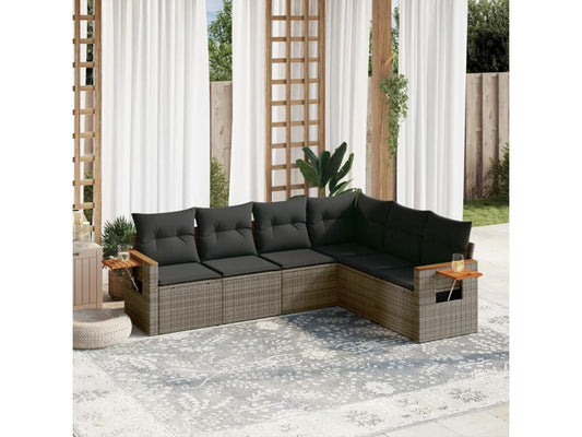 Gray Woven Resin Wicker Outdoor Furniture Set - dlz1766461119286