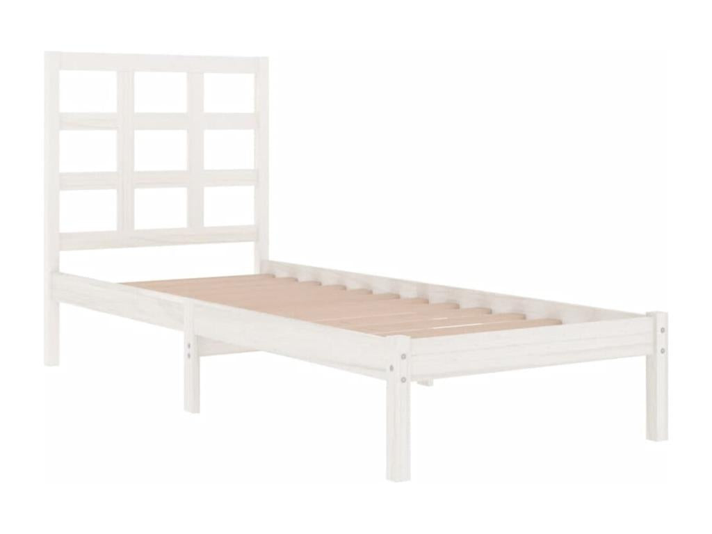 White Solid Wood Mattress, 90 x 190 cm