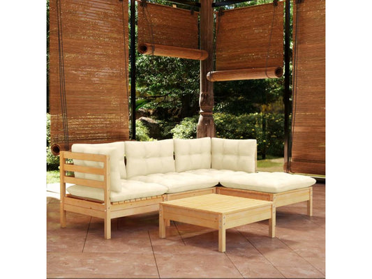 Pine Wood Outdoor Furniture Set - dlz1766461234515