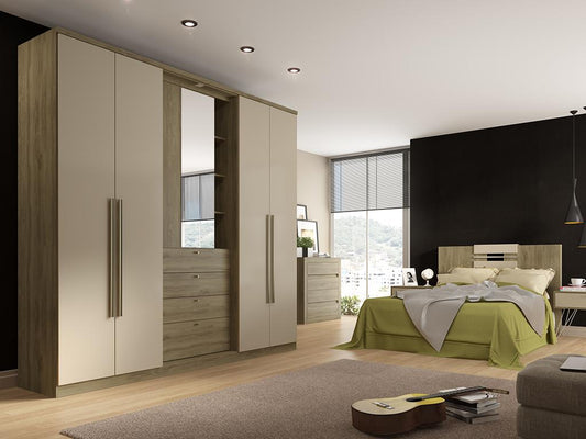 Natural Oak Wood Wardrobe - dlz1766461209563