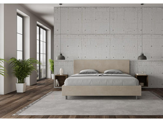 Beige Bed, 180 x 200 cm