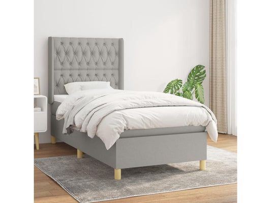 Gray Fabric Mattress, 100 x 200 cm