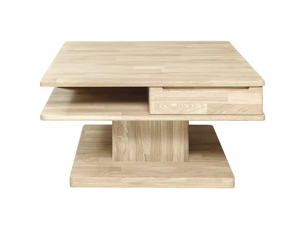 Natural Oak Wood Coffee Table