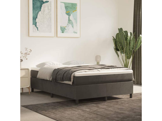 Gray Velvet Mattress, 140 x 190 cm