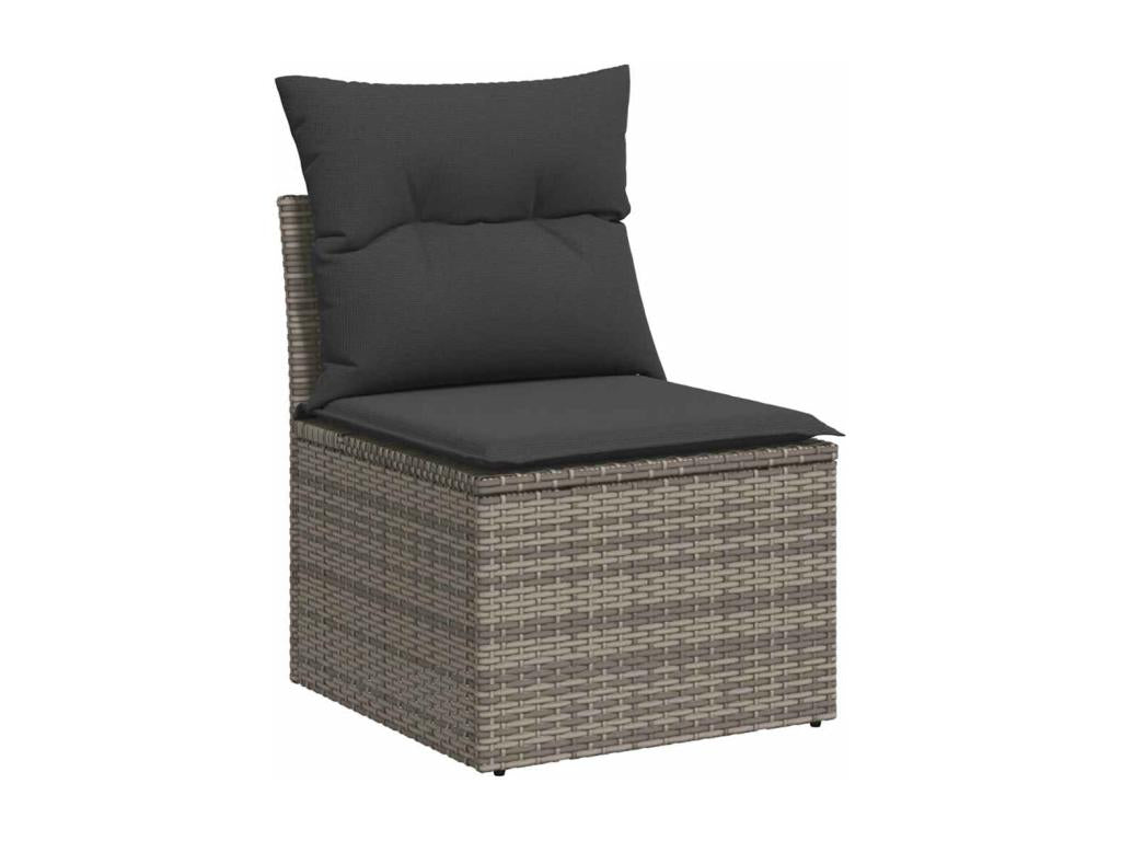 Gray Woven Resin Wicker Outdoor Furniture Set - dlz1766461472683