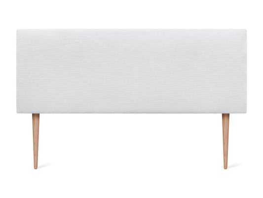 White Velvet Bed, 110 x 115 cm