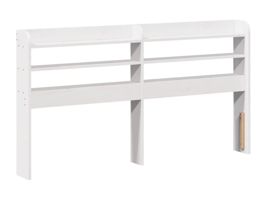 White Pine Wood Bed Frame, 140 x 190 cm