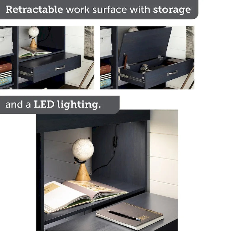 South Shore Ulysses Loft Bed with Desk