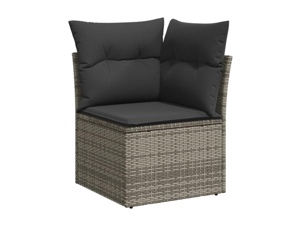 Gray Woven Resin Wicker Outdoor Furniture Set
