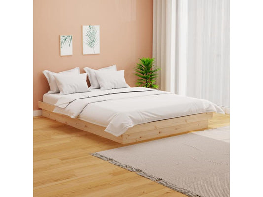Brown Solid Wood Mattress