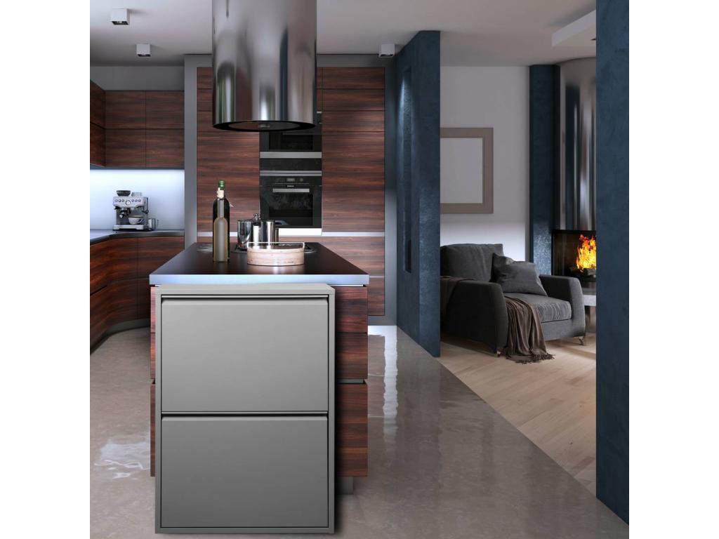 Gray Wardrobe, 60 x 25 cm