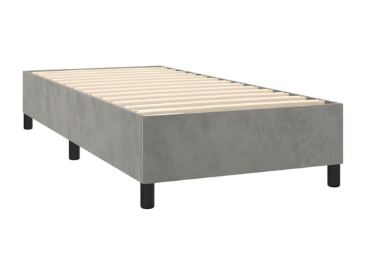Gray Velvet Mattress, 100 x 200 cm
