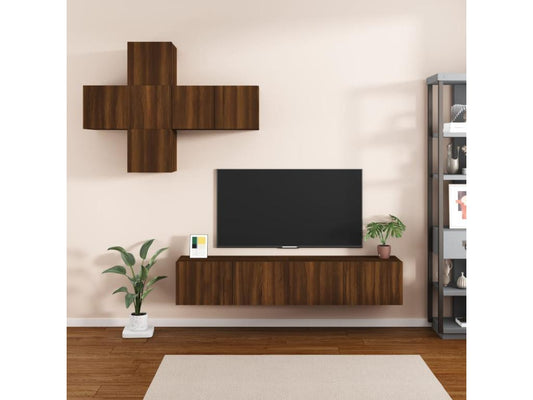 Brown Engineered Wood Home Furniture