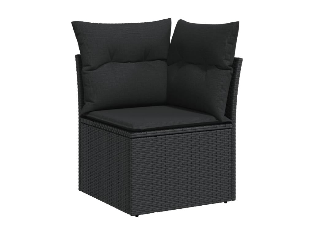 Black Woven Resin Wicker Outdoor Furniture Set - dlz1766461570703
