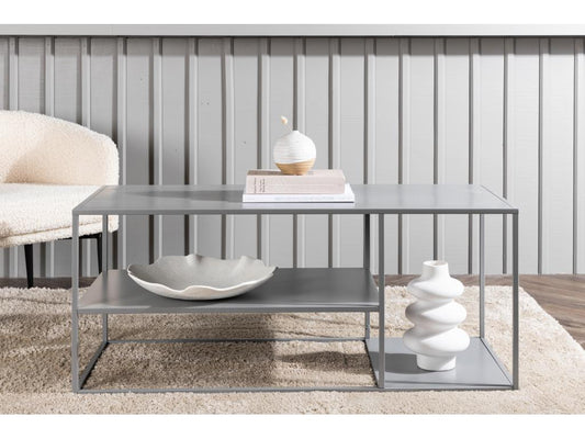 Gray Side Table, 50 x 50 x 50 cm