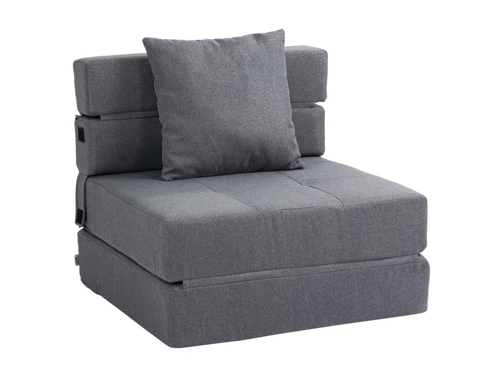 Gray Fabric Bed - dlz1766461648054