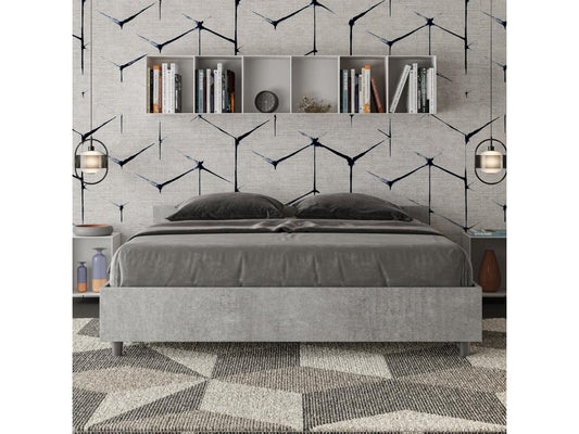 Gray Bed, 160 x 200 cm