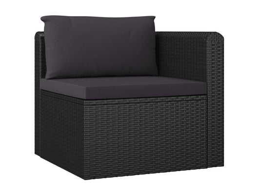 Black Woven Resin Wicker Outdoor Furniture Set - dlz1766461144713