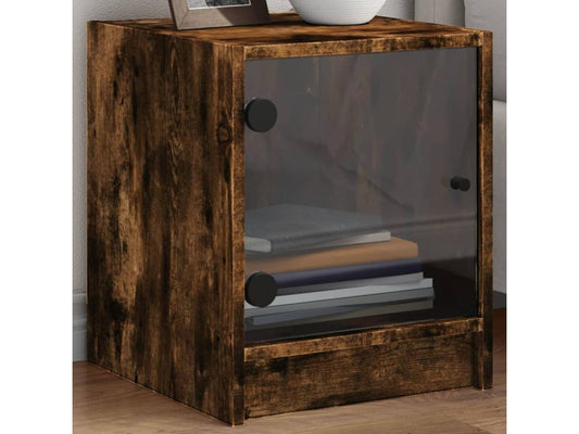 Natural Oak Wood Table, 35 x 37 x 42 cm