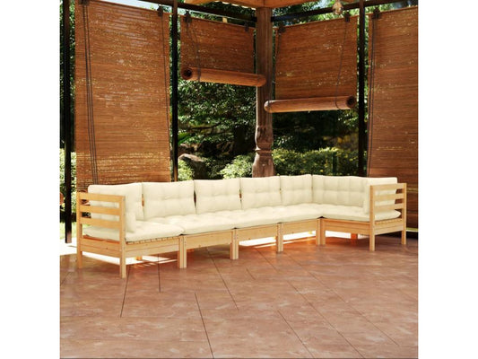 Pine Wood Outdoor Furniture Set