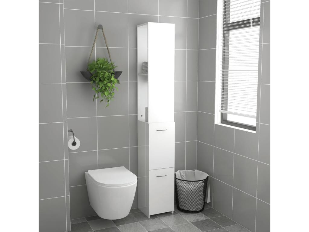 Brown Engineered Wood Wardrobe, 25 x 26.5 x 170 cm