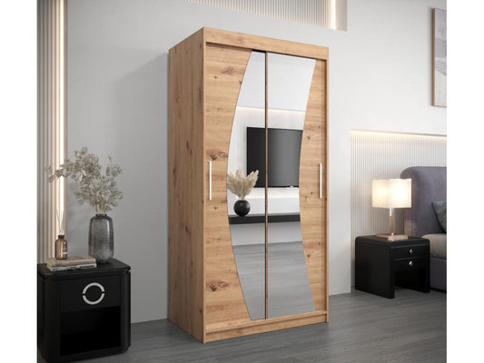 Brown Wardrobe, 100 x 62 x 200 cm