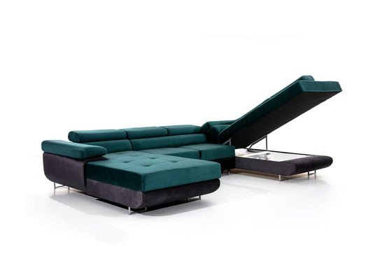 Gray Fabric Sofa Bed