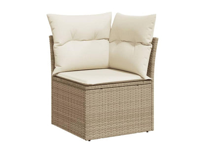 Beige Woven Resin Wicker Outdoor Furniture Set - dlz1766461872115