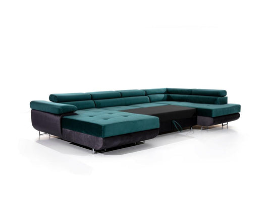 Gray Fabric Sofa Bed