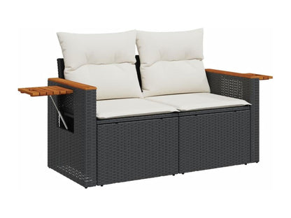 Black Woven Resin Wicker Outdoor Furniture Set - dlz1766461755673