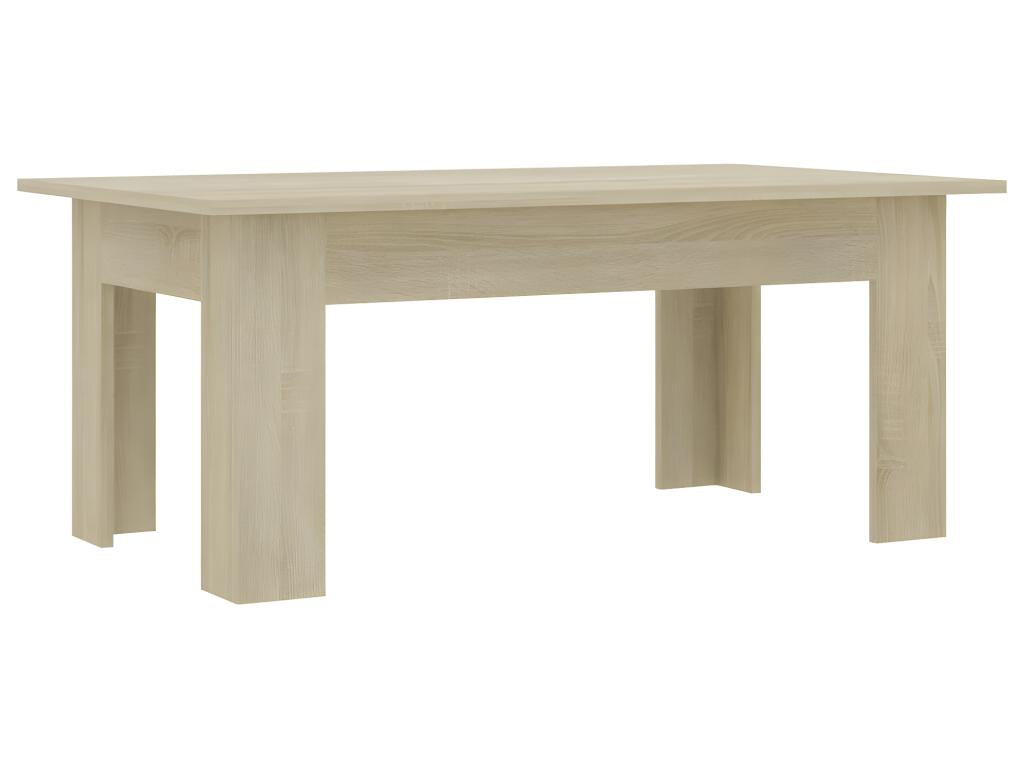 Brown Engineered Wood Coffee Table, 100 x 60 x 42 cm