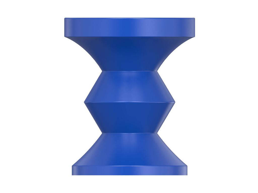Blue Metal Side Table