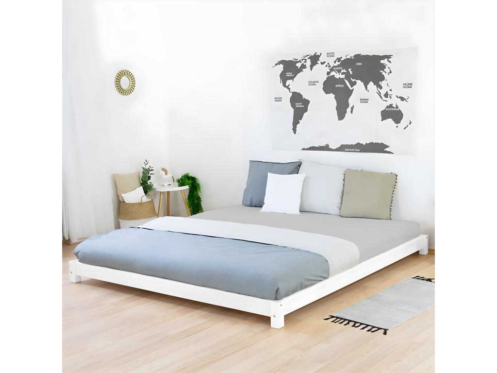 White Bed, 180 x 200 cm