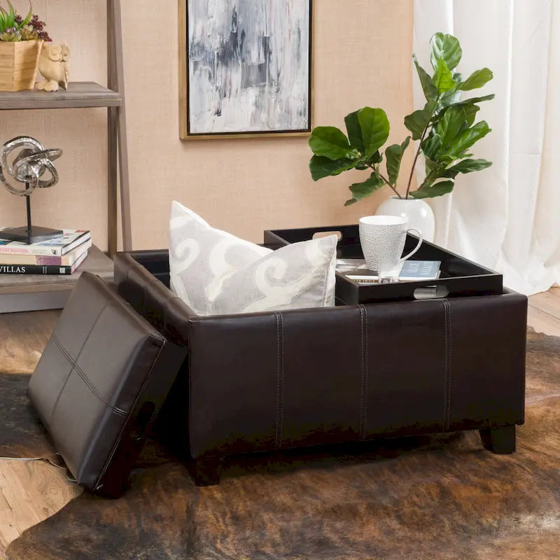 Modern Multifunctional Upholstered Ottoman