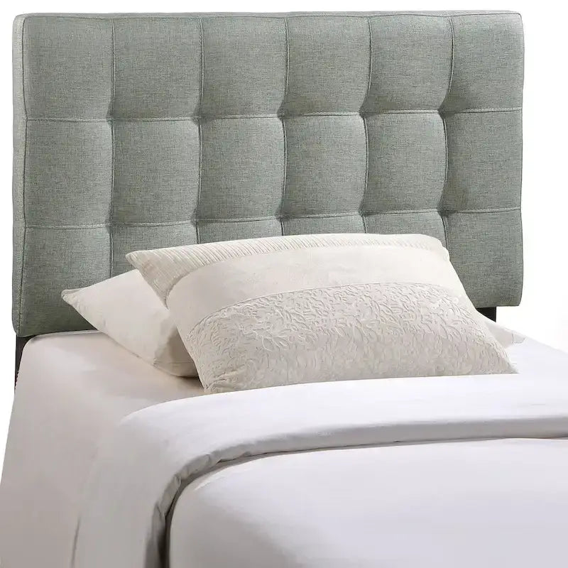 Ivory Lily Twin Fabric Headboard