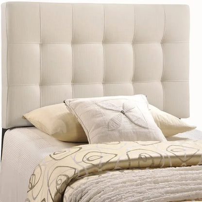 Ivory Lily Twin Fabric Headboard