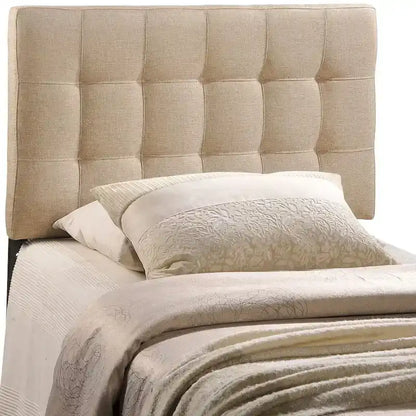Ivory Lily Twin Fabric Headboard