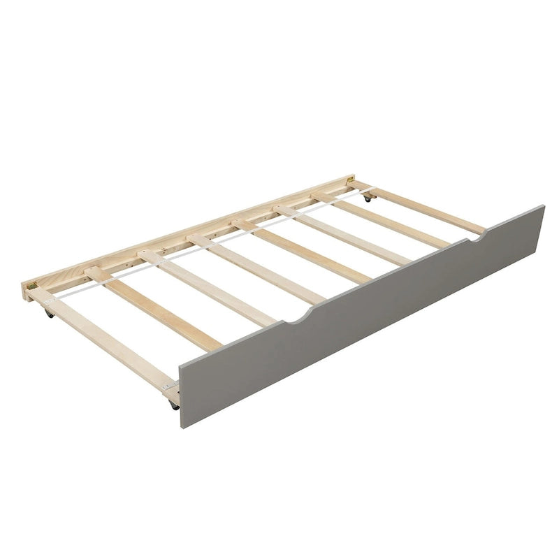 Grey Twin Pine Daybed with Trundle